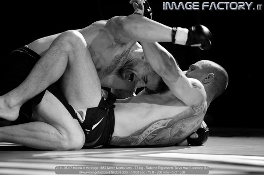 2011-05-07 Milano in the cage 1652 Mixed Martial Arts - 77 Kg - Roberto Rigamonti ITA vs Max Canonico ITA